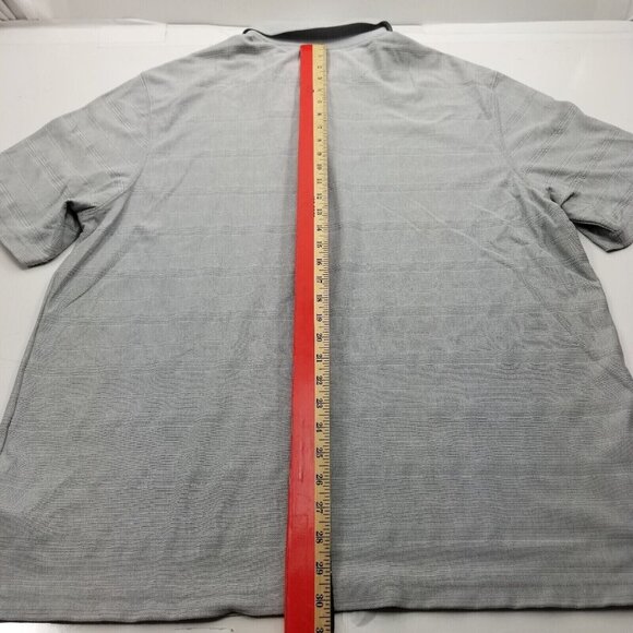 Hudson River Shirt Men's XXL Short Sleeve Quik Dry Classic Fit  Polo Shirt  Gray - Picture 5 of 9